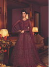 Maroon Colour Latest Fancy Heavy Designer Wedding Wear Butterfly Net With Heavy Diamond Work Salwar Suit Collection 6510